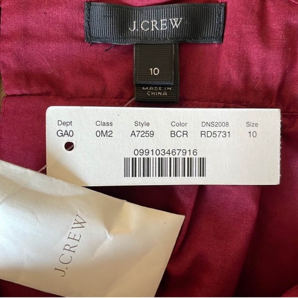NWT JCREW EMBROIDERED POM POM TANK SIZE 10 - Picture 6 of 6